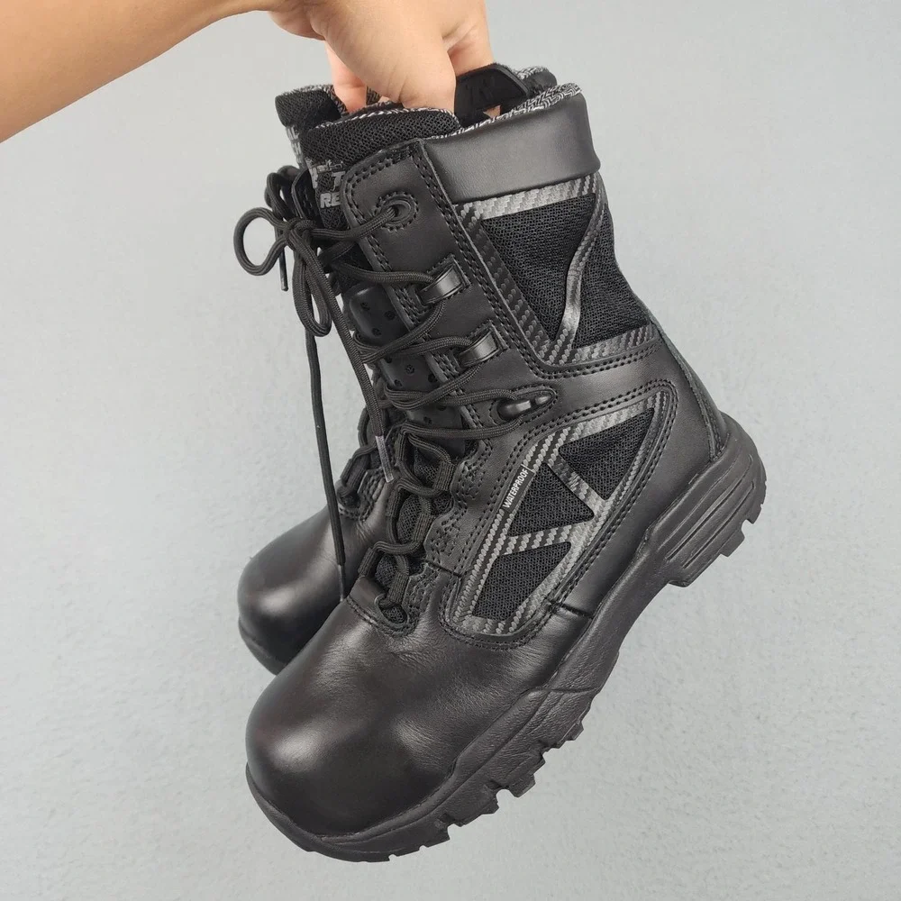 Belleville Tactical Research Boots Mens Size 6.5R Black Side Zip TR998ZWPCT